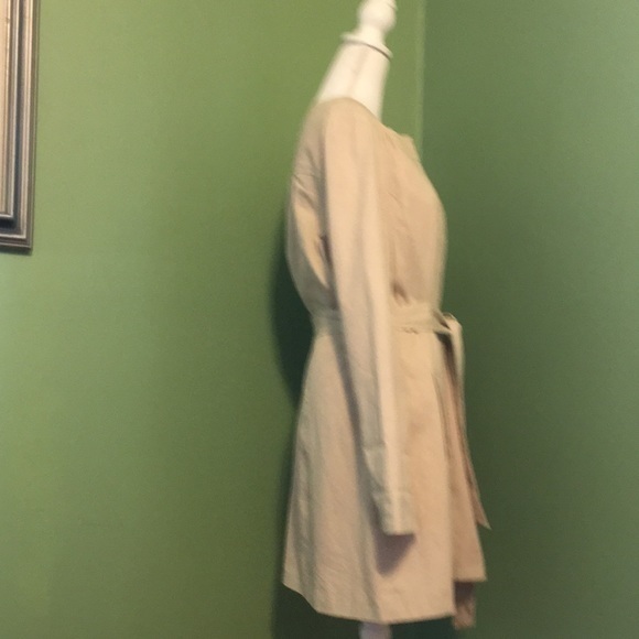 LONG TALL SALLY belted beige trench coat - Picture 3 of 9